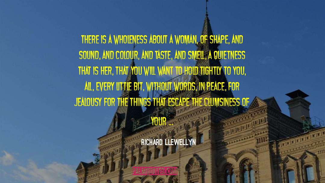 Womaness quotes by Richard Llewellyn