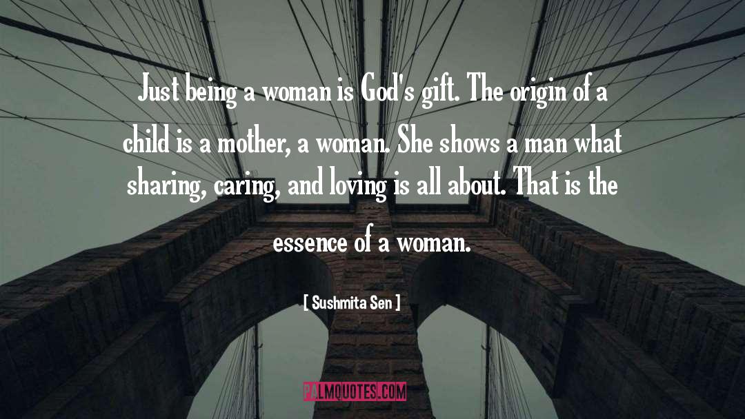 Womanhood quotes by Sushmita Sen