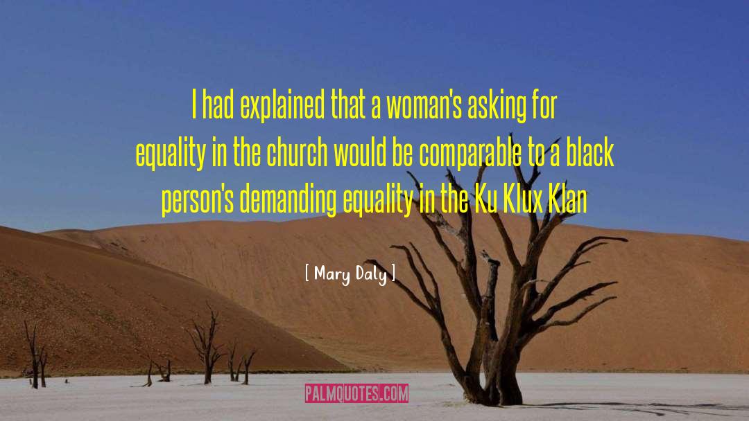 Womans Impulse quotes by Mary Daly