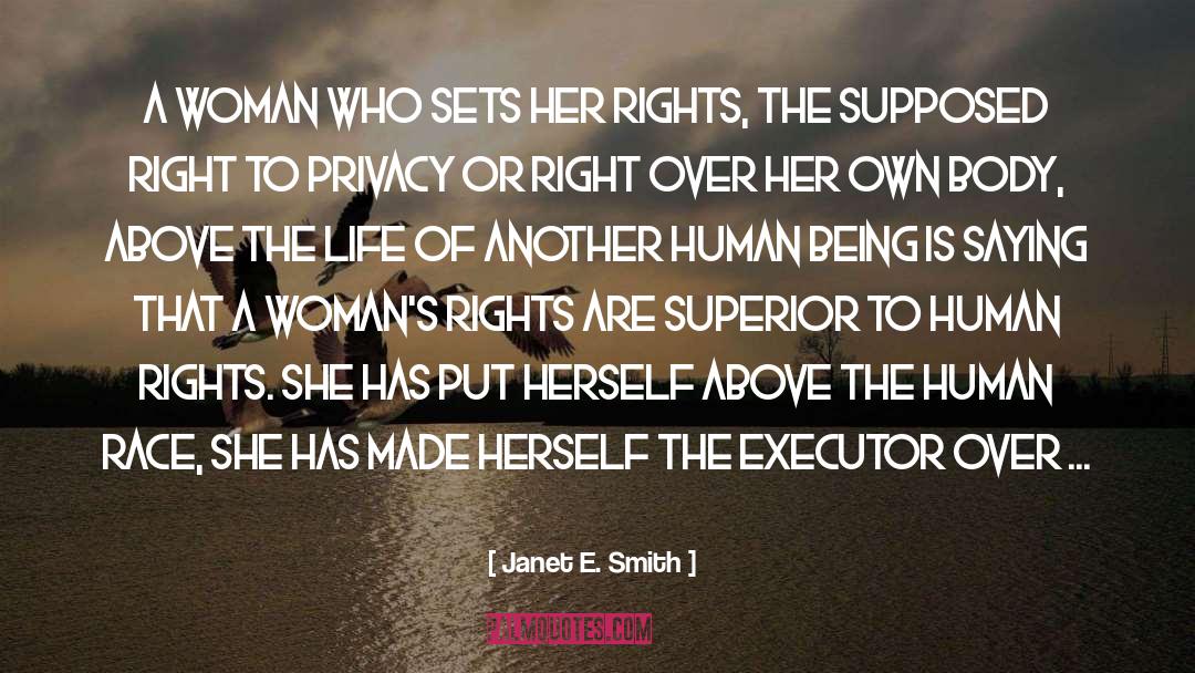 Womans Rights quotes by Janet E. Smith