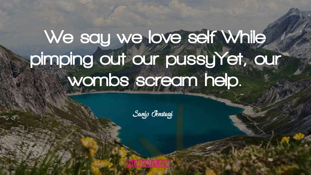 Womb quotes by Sanjo Jendayi