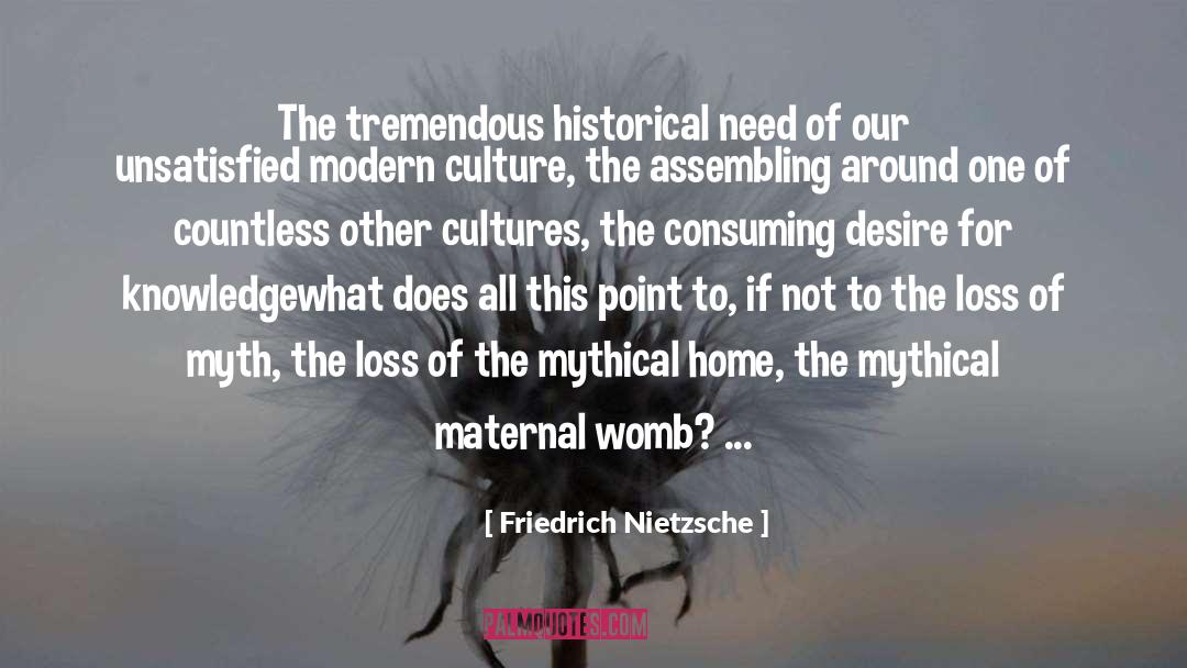 Womb quotes by Friedrich Nietzsche