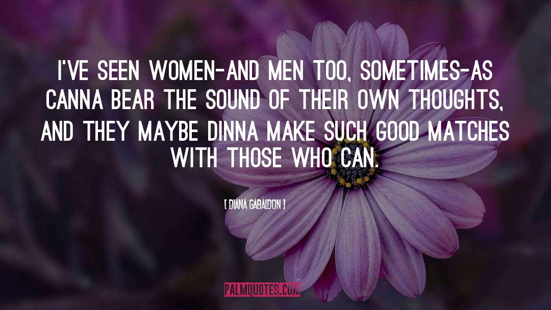 Women And Men quotes by Diana Gabaldon