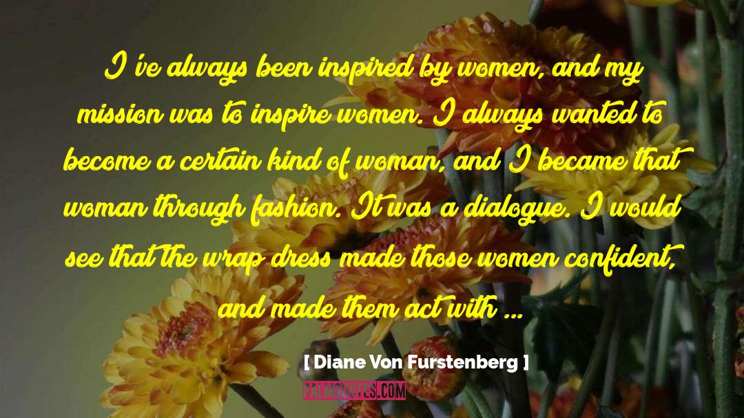 Women Confidence quotes by Diane Von Furstenberg