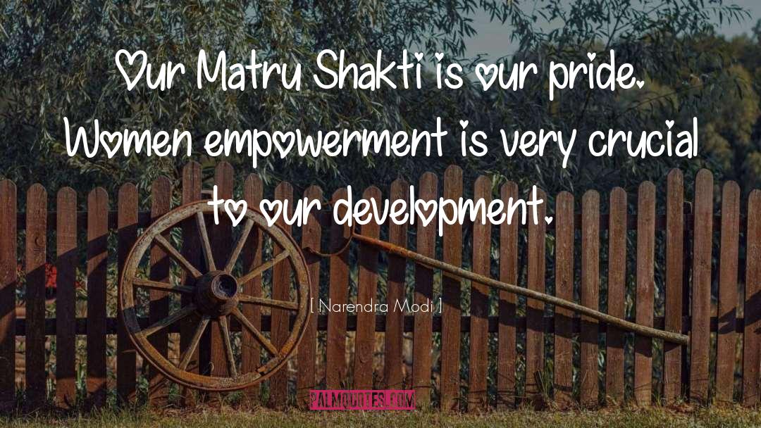Women Empowerment quotes by Narendra Modi