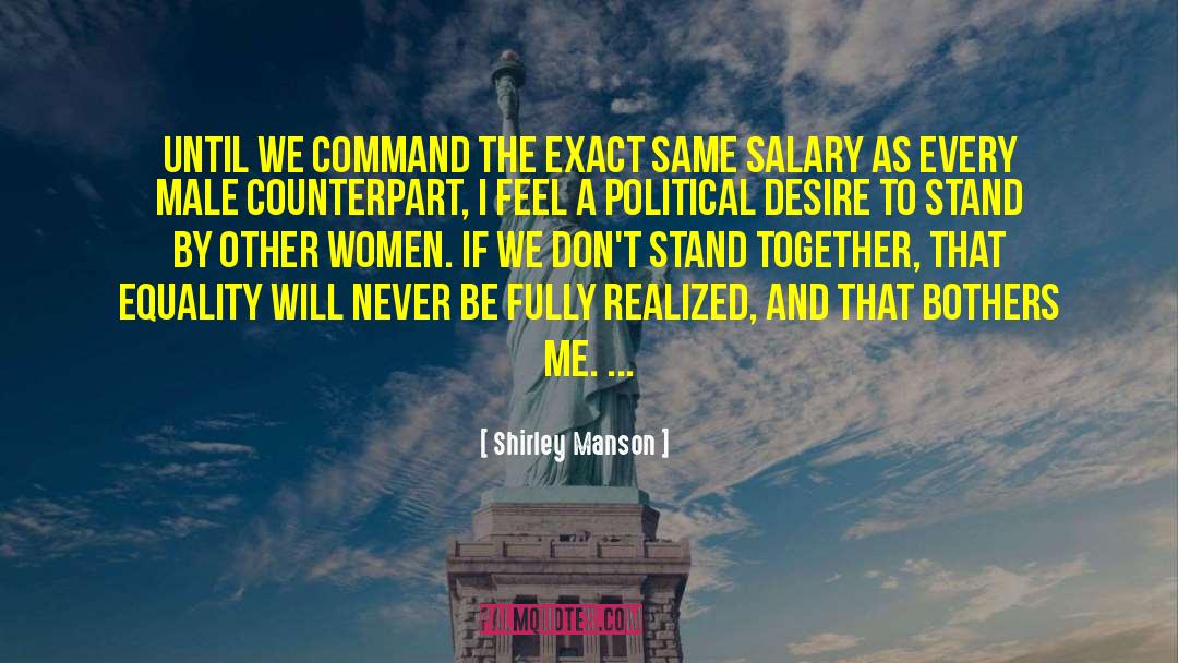 Women Equality quotes by Shirley Manson