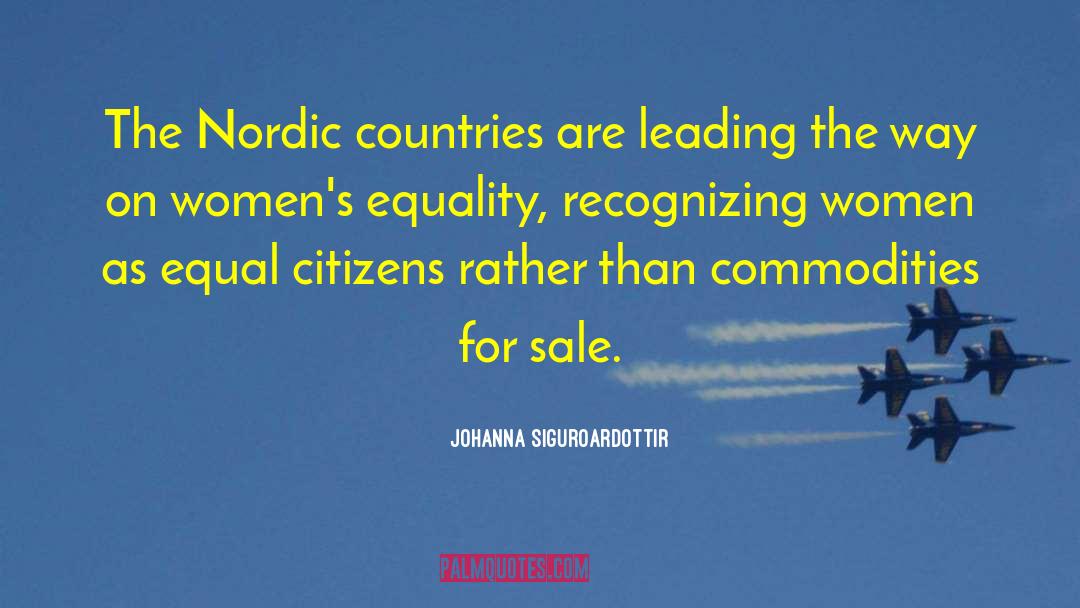 Women Equality quotes by Johanna Siguroardottir