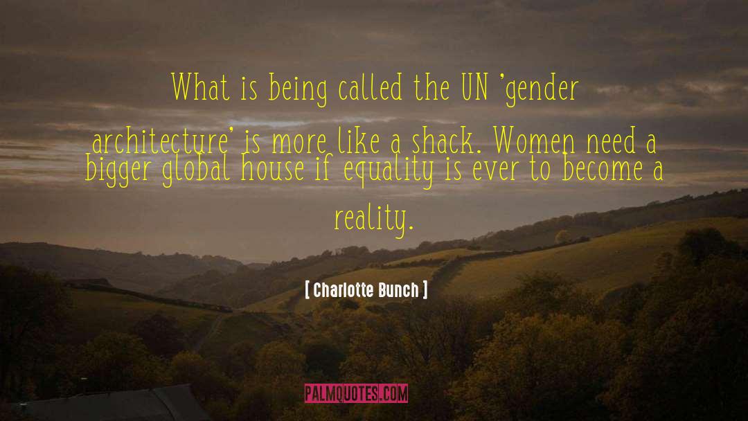 Women Equality quotes by Charlotte Bunch