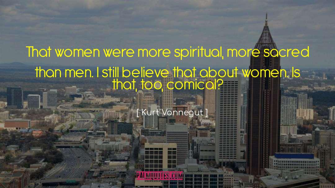 Women Humor quotes by Kurt Vonnegut