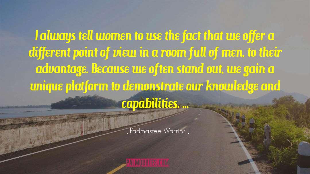 Women In Afghanistan quotes by Padmasree Warrior