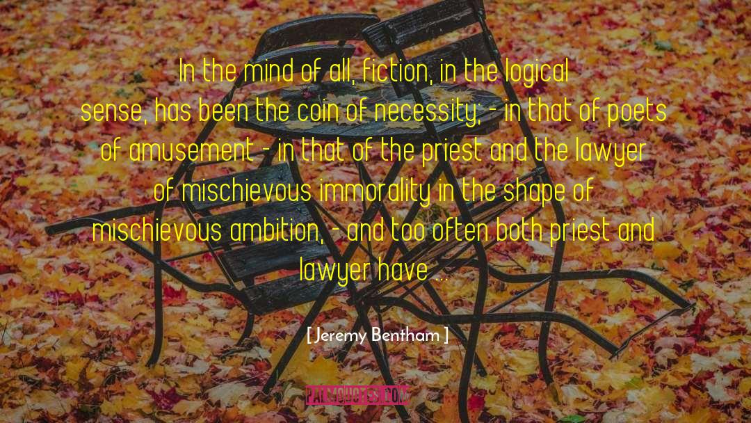 Women In Fiction quotes by Jeremy Bentham