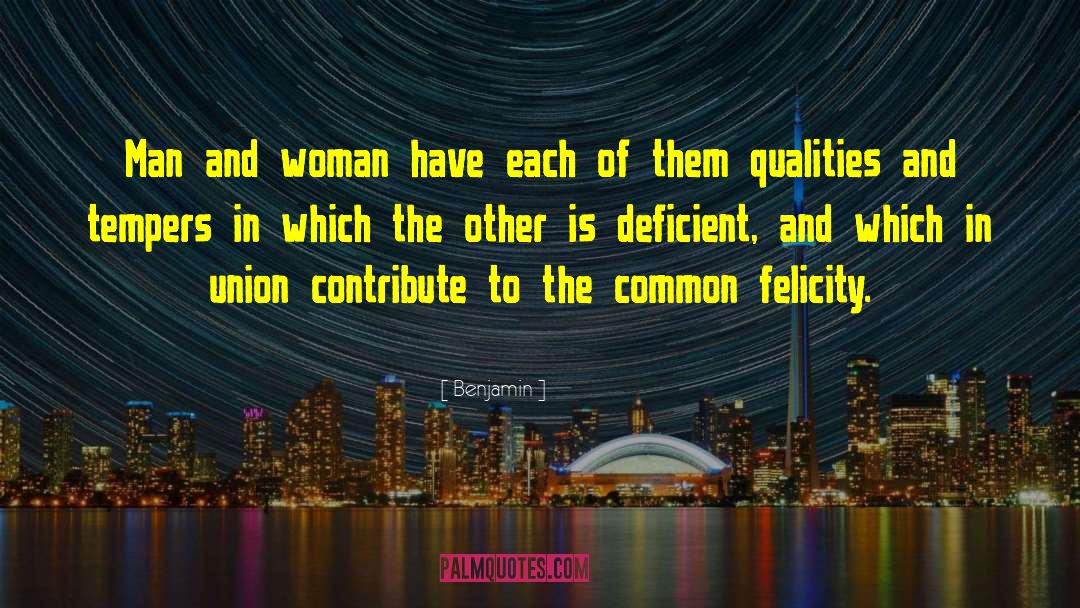 Women In History quotes by Benjamin