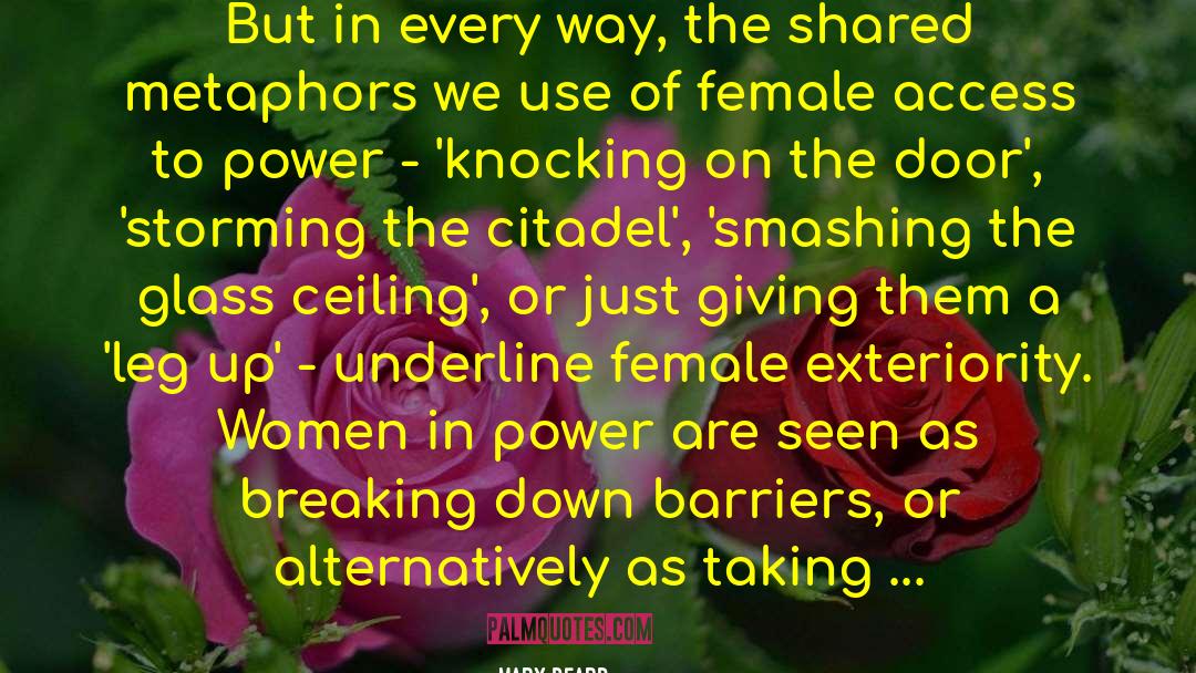 Women In Power quotes by Mary Beard