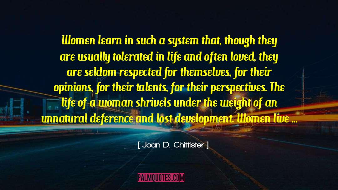 Women In Their 30s quotes by Joan D. Chittister
