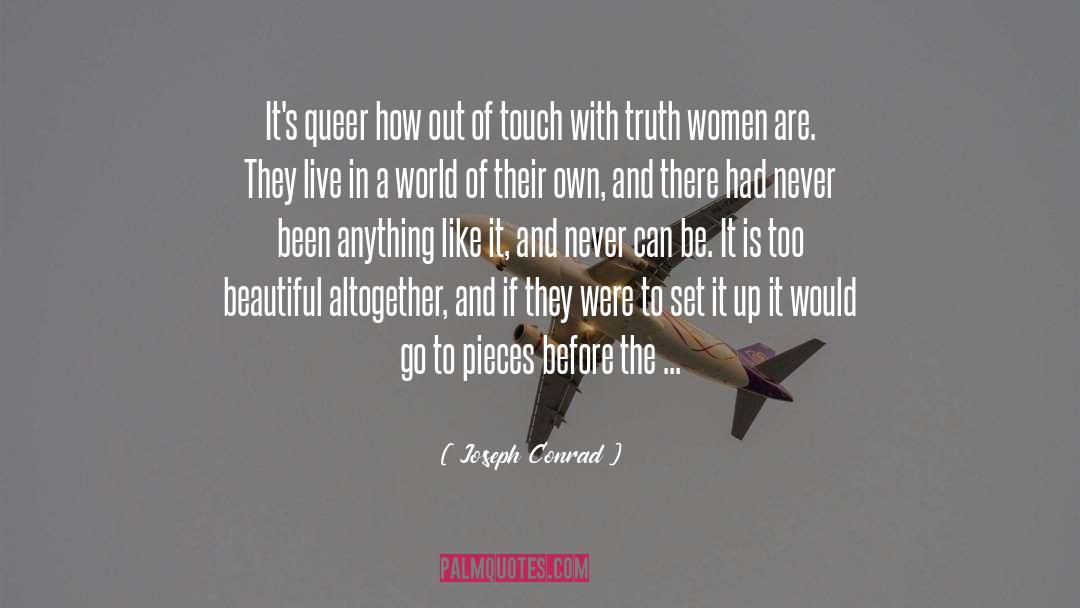 Women In Work quotes by Joseph Conrad