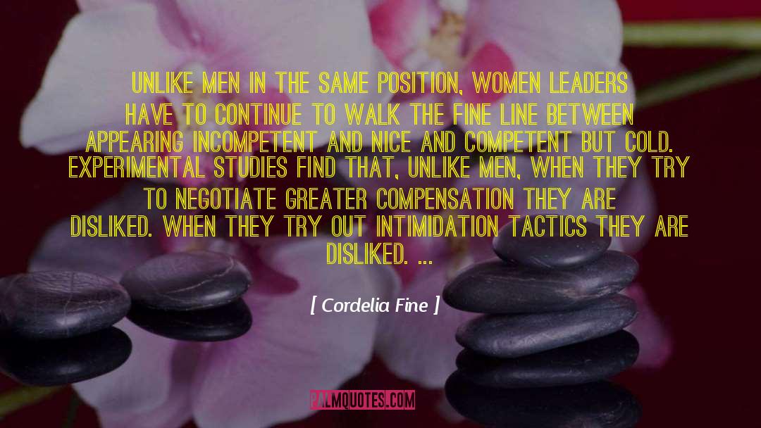 Women Leaders quotes by Cordelia Fine