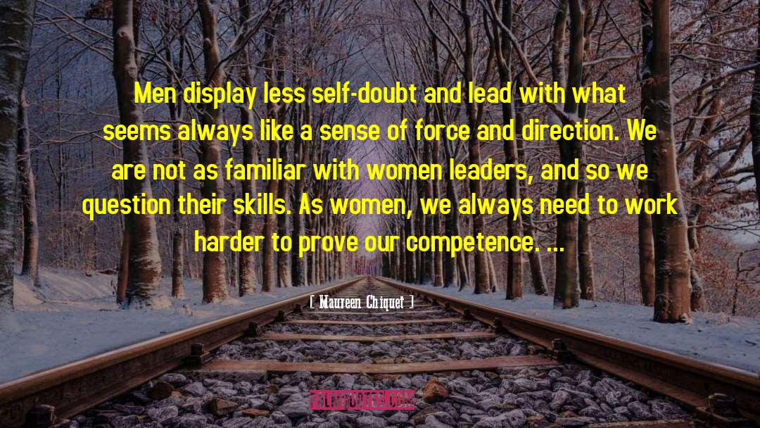 Women Leaders quotes by Maureen Chiquet