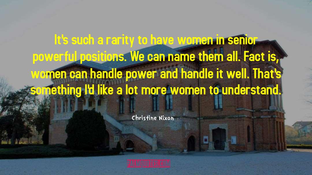 Women Leadership Nucleus quotes by Christine Nixon