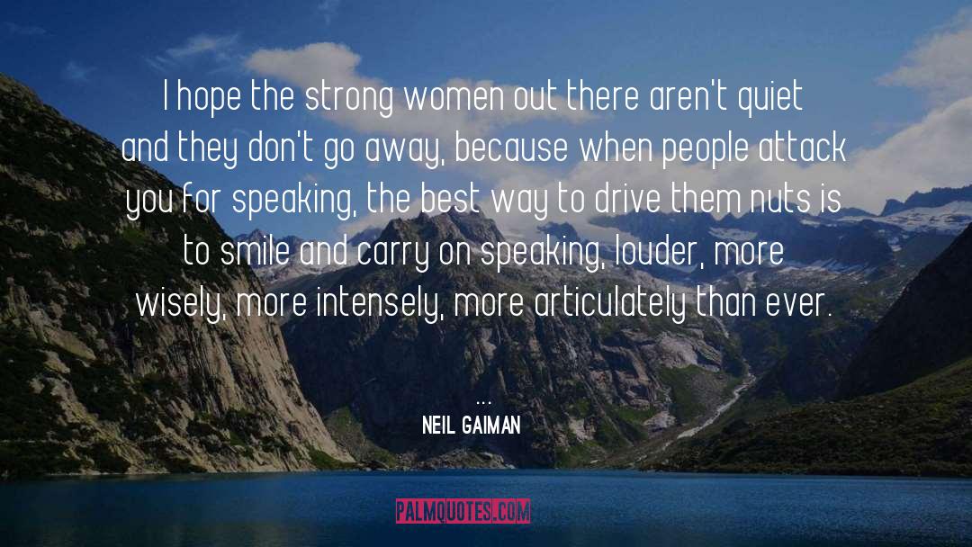 Women Lie quotes by Neil Gaiman