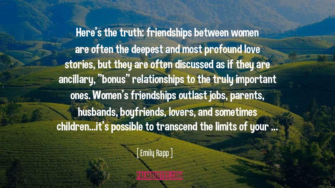 Women Love Amusing quotes by Emily Rapp