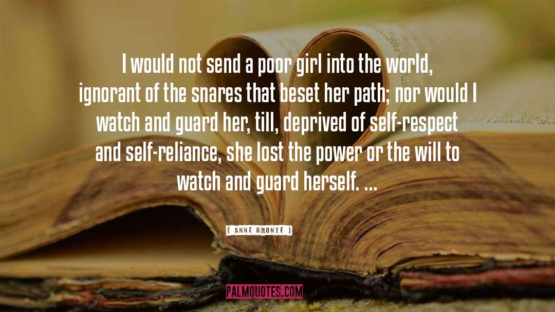 Women Power quotes by Anne Bronte