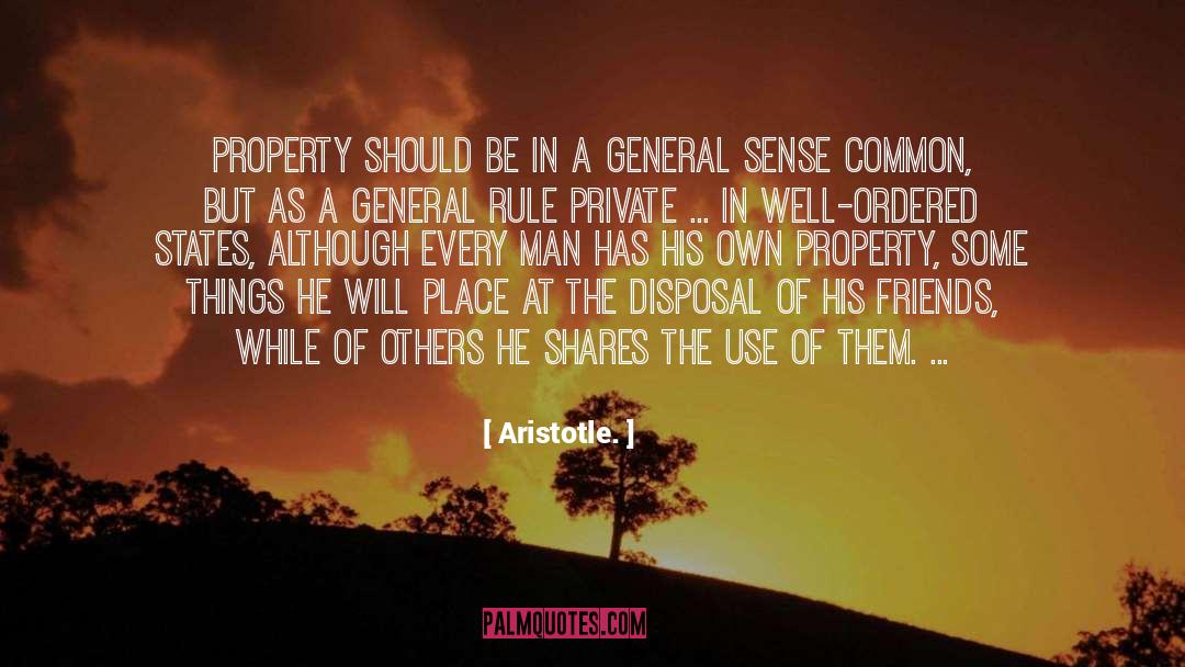 Women Property Of Men quotes by Aristotle.