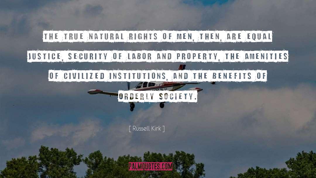 Women Property Of Men quotes by Russell Kirk