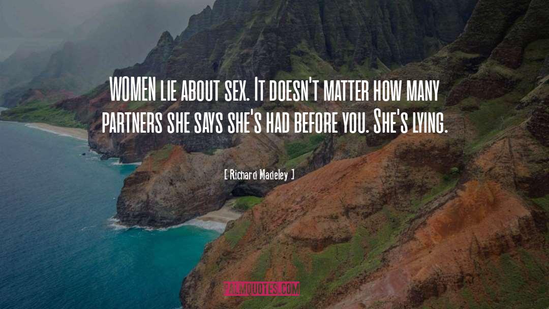 Women quotes by Richard Madeley