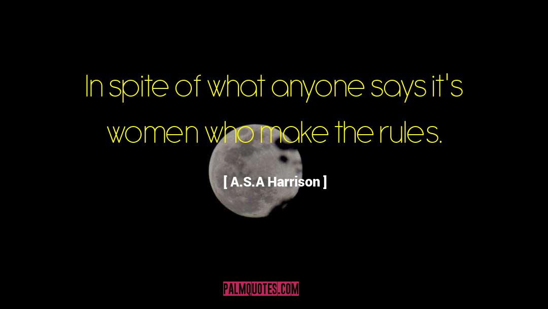 Women S Contemporary Fiction quotes by A.S.A Harrison
