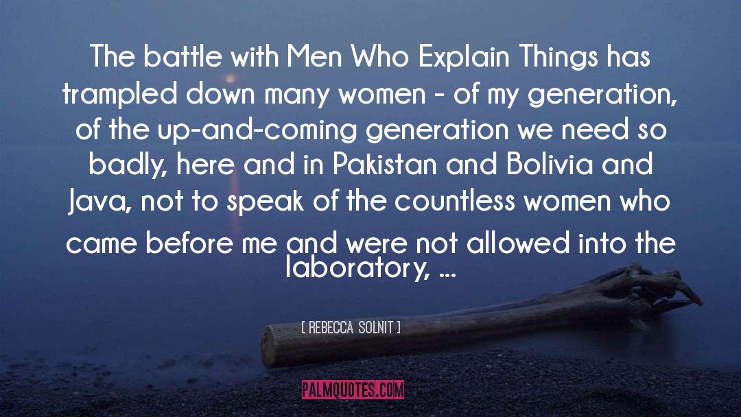 Women S Lib quotes by Rebecca Solnit