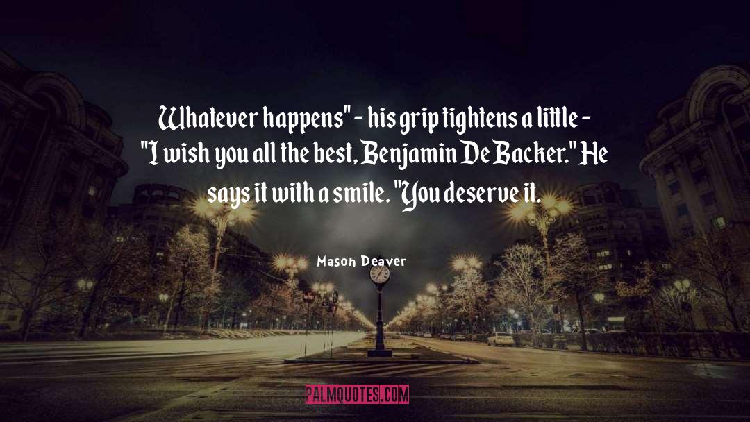 Women Smile quotes by Mason Deaver