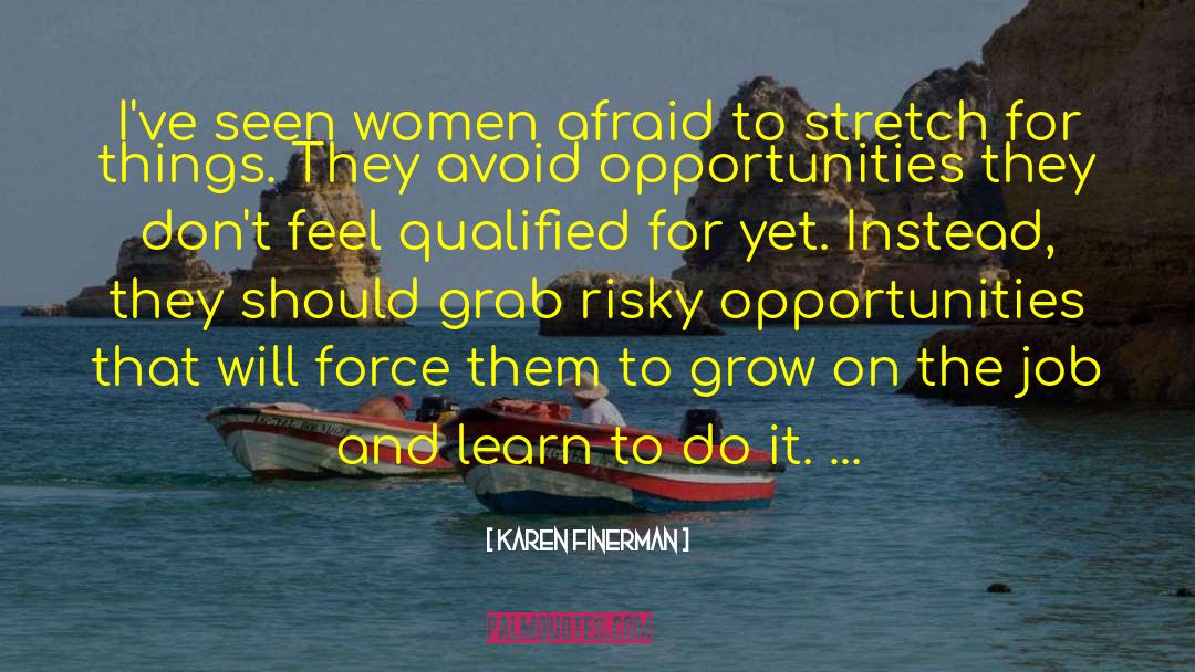 Women Strength quotes by Karen Finerman