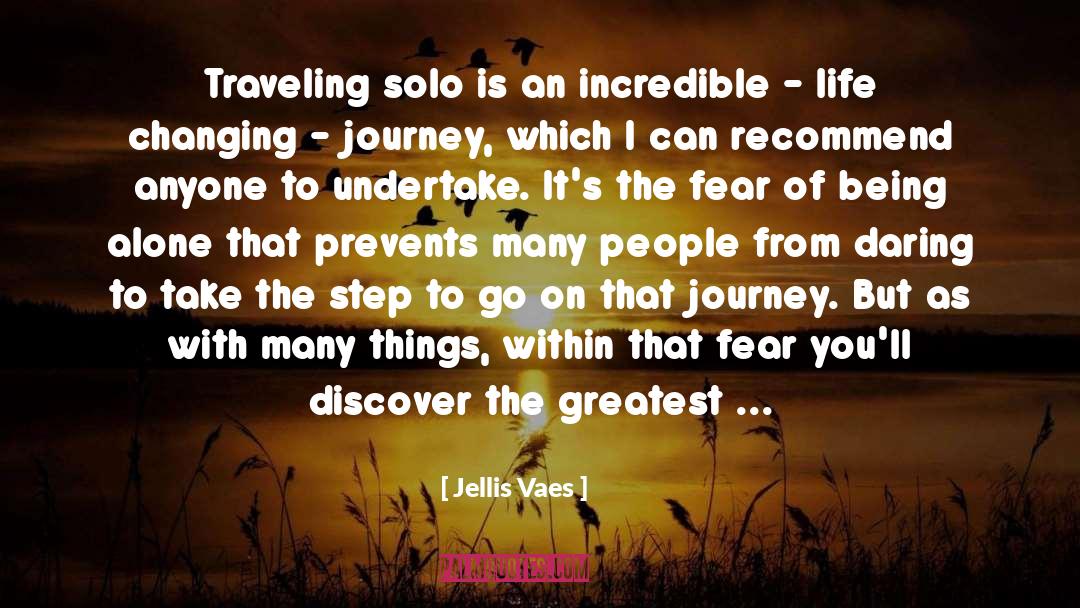 Women Traveling Solo quotes by Jellis Vaes