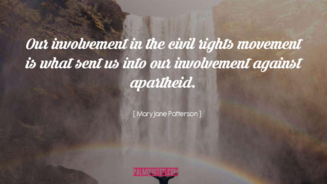 Womens Civil Rights Movement quotes by Mary Jane Patterson