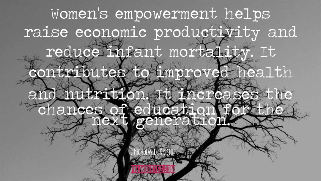 Womens Empowerment quotes by Nicholas D. Kristof