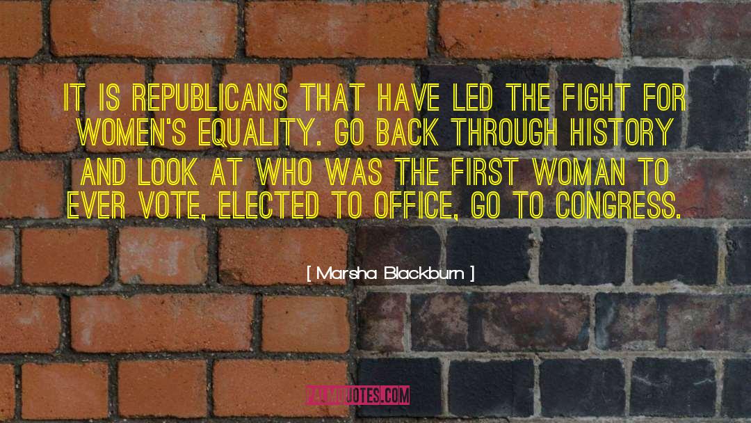 Womens Lib quotes by Marsha Blackburn