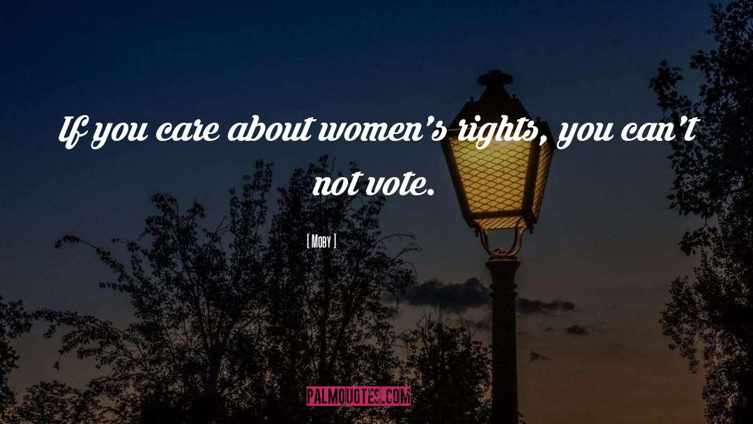 Womens Rights quotes by Moby