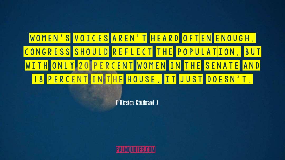 Womens Voices quotes by Kirsten Gillibrand