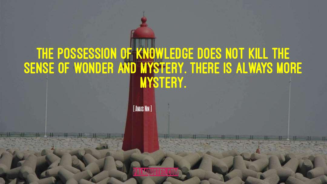 Wonder And Mystery quotes by Anais Nin