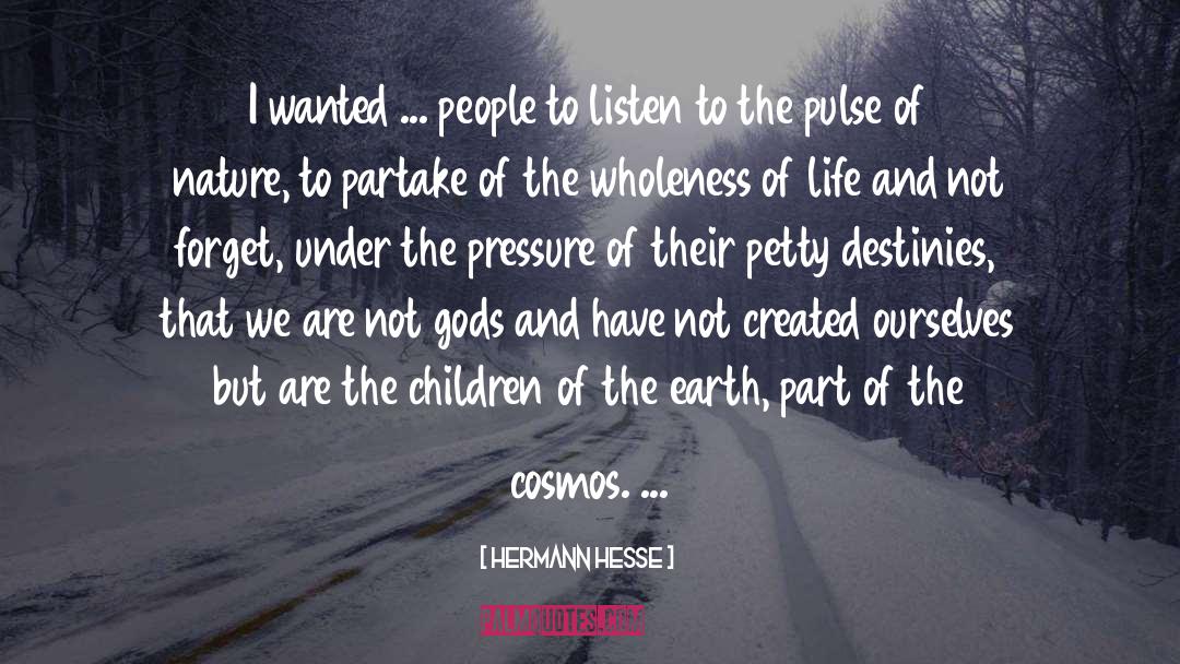 Wonder Of Nature quotes by Hermann Hesse