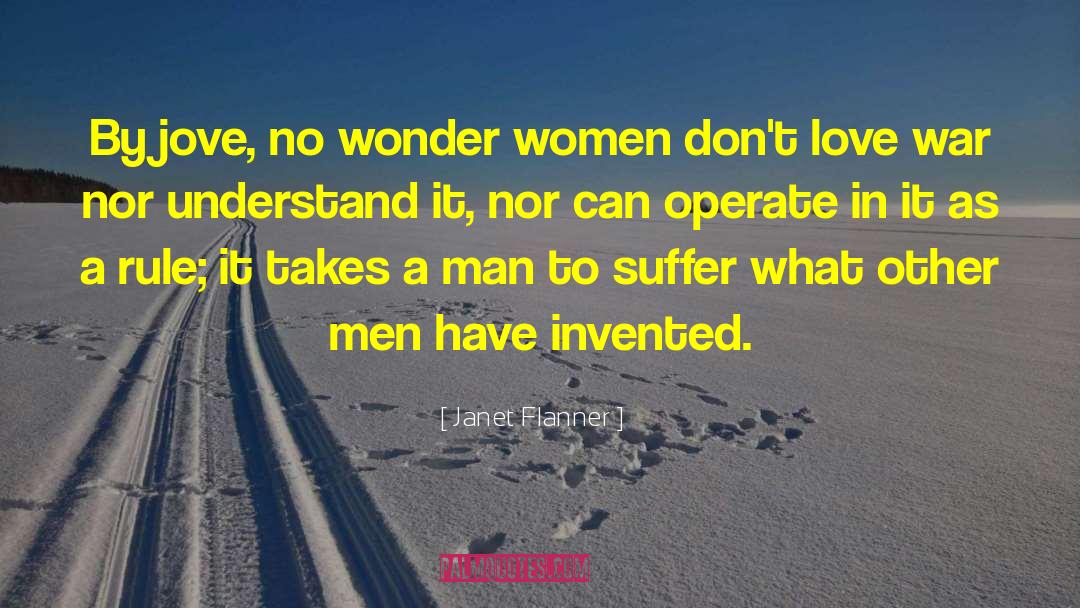 Wonder Woman quotes by Janet Flanner