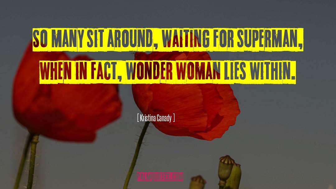 Wonder Woman quotes by Kristina Canady