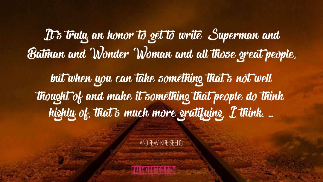 Wonder Woman quotes by Andrew Kreisberg