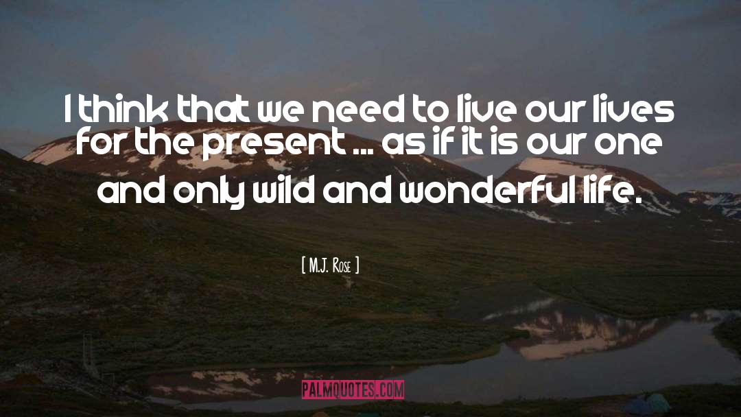 Wonderful Life quotes by M.J. Rose