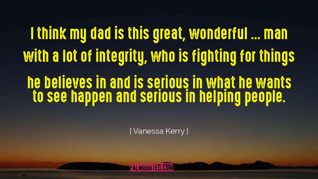 Wonderful Man quotes by Vanessa Kerry