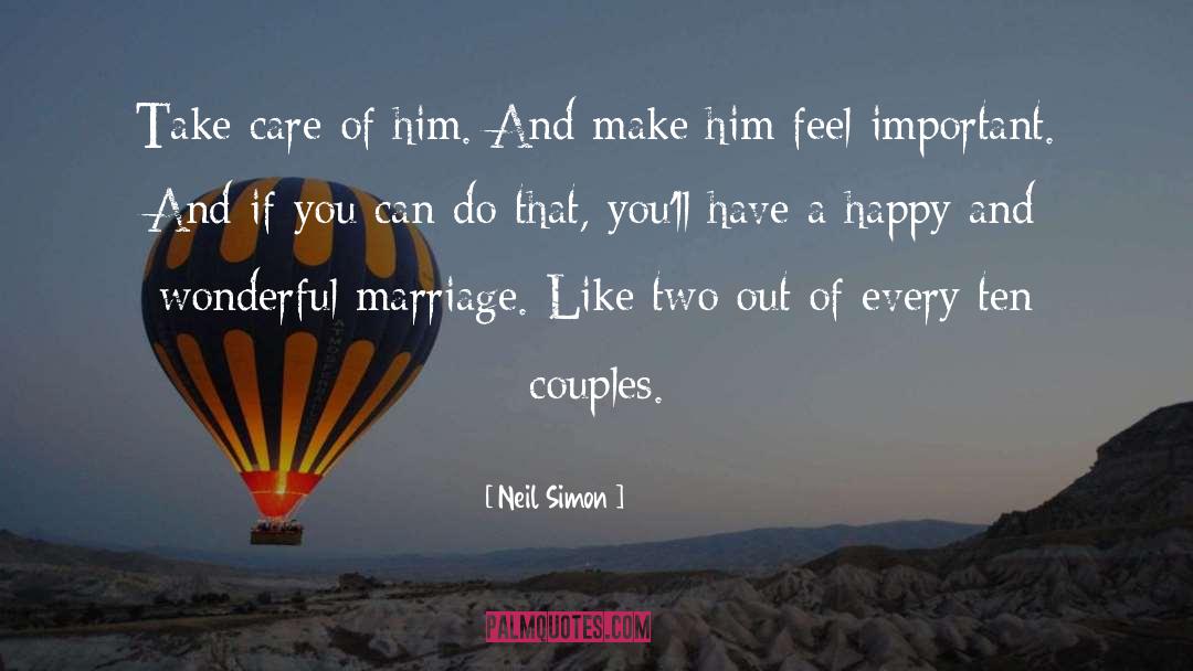 Wonderful Marriage quotes by Neil Simon