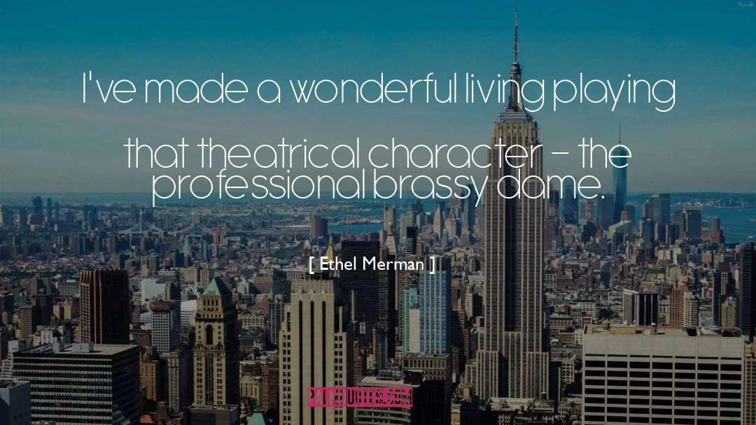 Wonderful Marriage quotes by Ethel Merman