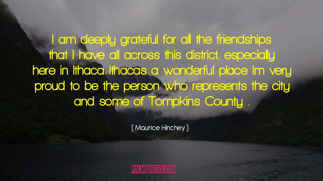 Wonderful Places quotes by Maurice Hinchey