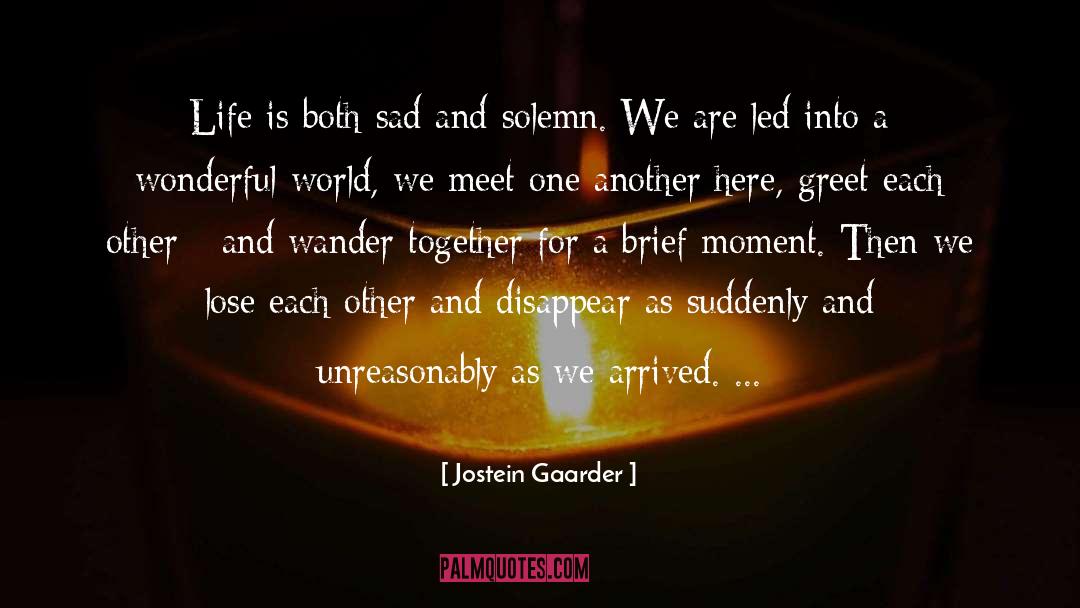 Wonderful World quotes by Jostein Gaarder