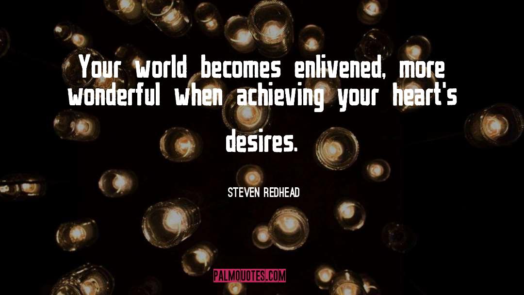 Wonderful World quotes by Steven Redhead